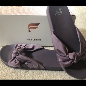 Fabletics knot sandals NIB